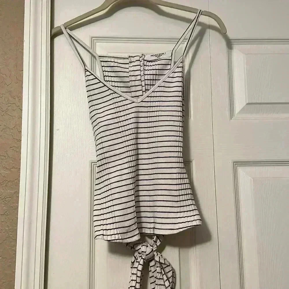 Project Social Open Back Tank